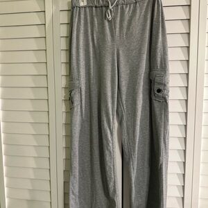Gray Cargo Lounge Pants